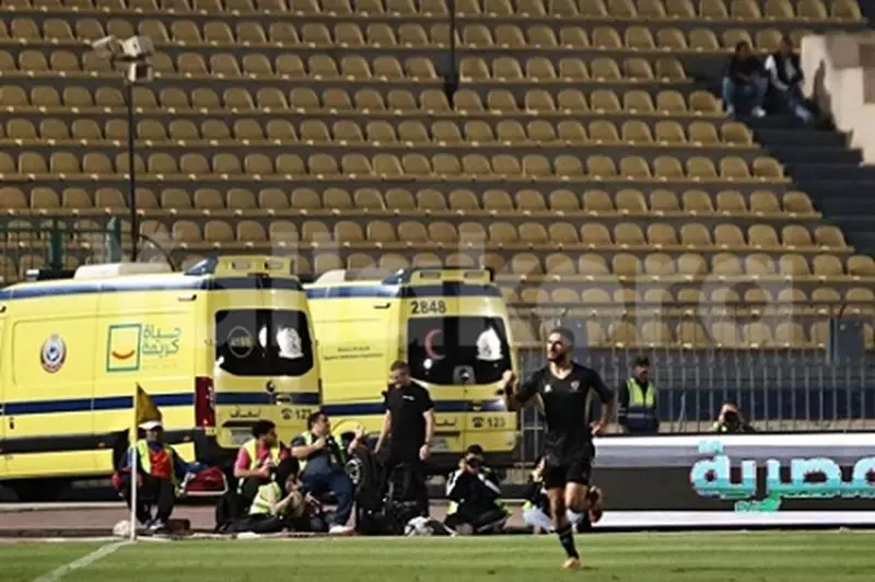 حامد حمدان يفتتح أهداف بتروجت ضد الأهلي